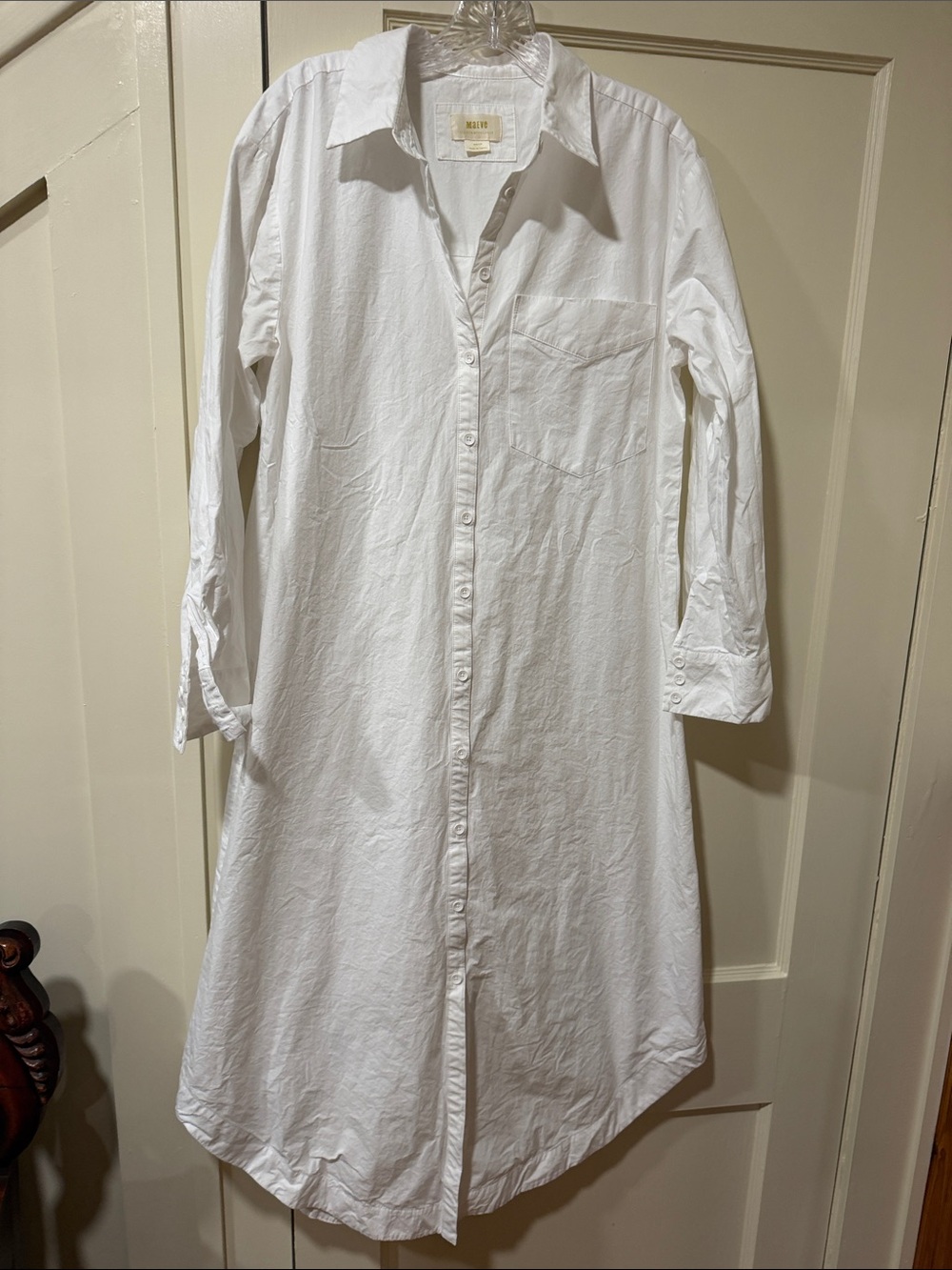 Maeve poplin collared shirt dress. Size medium